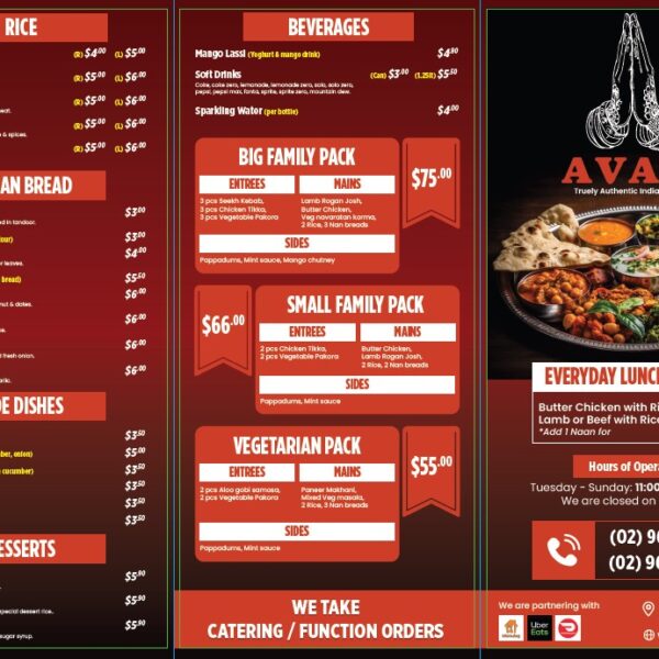 A4 Brochures - Folded -150gsm gloss