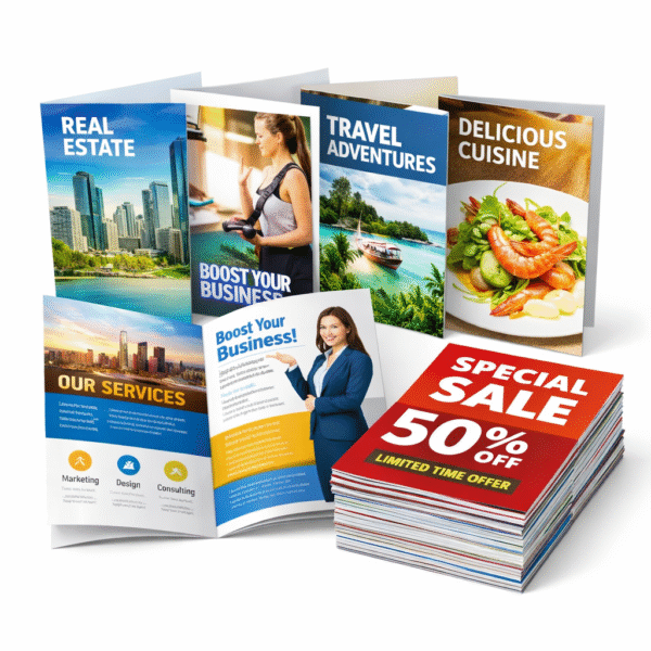 A5 150gsm Gloss Brochures & Flyers Printing | Premium Quality