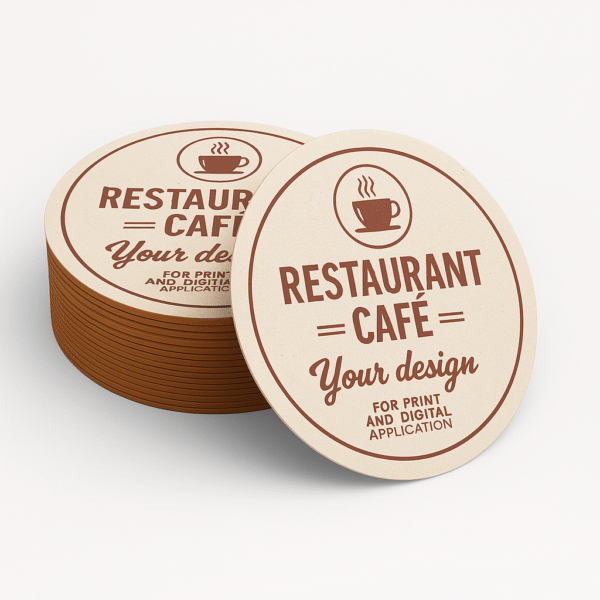 Custom Printed Coasters – Durable, Promotional Drink Coasters for Branding